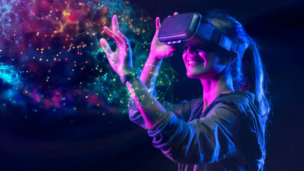 What entertainment pieces feature virtual reality?